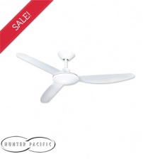 Hunter Pacific Polar 48" DC Motor Ceiling Fan with 6 Speed Remote - White